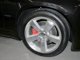 2006 Dodge Charger HEMI R-T SRT8 6.1L 425 HP Front 20 Inch Alloy Wheels with Red Brake Calipers Brilliant Black